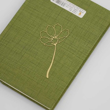 格桑花書簽刻字禮品銀杏向日葵玫瑰花禮品定制送老師學生節日禮品企業定制書簽