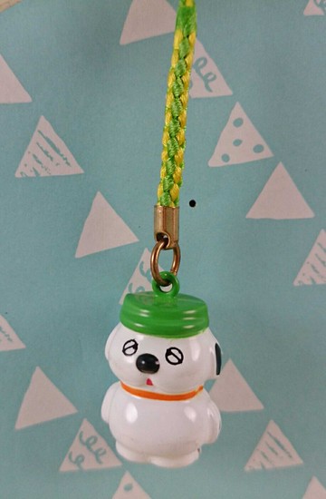 【震撼精品百貨】史奴比Peanuts Snoopy  手機吊飾 雪人綠帽 震撼日式精品百貨