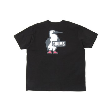 【CHUMS】Booby Logo T-Shirt 短袖上衣 男 黑色-CH012279K001