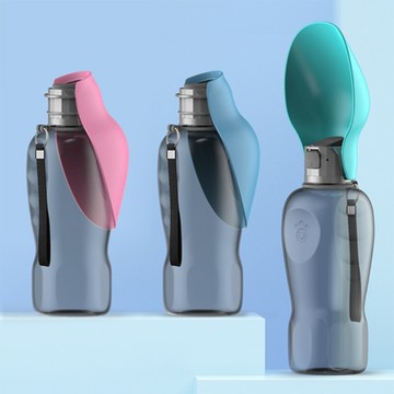 便攜式大容量戶外寵物隨行杯(外出 遛狗 餵水器 寵物喝水 寵物水壺 寵物水杯 狗狗水壺)