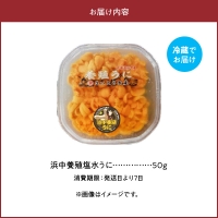 浜中養殖塩水うに　50ｇ