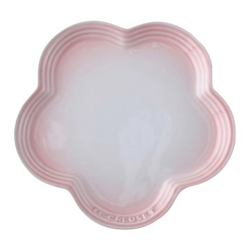 LE CREUSET 花型盤 淡粉紅 23cm  1個