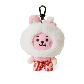 ⭐韩国代购正版预售⭐防弹少年团卡通BT21 甜品系列精品钥匙扣可爱毛绒公仔玩偶卡通【10月16日发完】