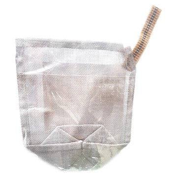 BAN INOUE 井上幡 CAYA 純棉蚊帳布蔬菜袋  銀色  S號 12x15cm  1個