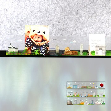 現貨 夾心備忘板-城市旅行 辦公必備  螢幕留言板