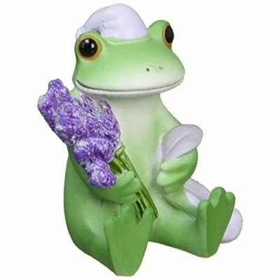 コポー ラベンダーとお休み前カエル 73045