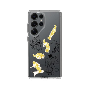 Galaxy S25 Ultra Clear 透明 - MUG CUP GUY - 貓咪