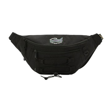 Vanwalk 出走 復古滑板運動風腰包 V2483  高街黑  34 x 10 x 17 cm