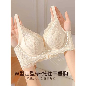 🚀虧本到貨🚀日本🇯🇵 性感蕾絲內衣女小胸加厚收副乳防下垂平胸聚攏美背無鋼圈文胸套裝