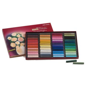 【SIMBALION 雄獅文具】軟式粉彩60色組 / 盒 SP-60