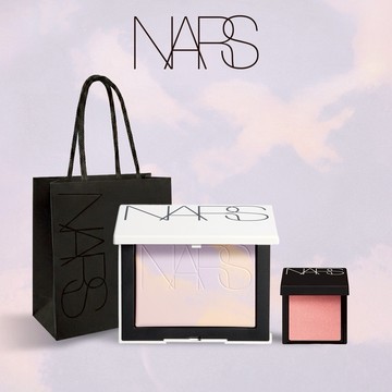 全新限量 幻彩小白餅【NARS】#星河小白餅 裸光幻彩蜜粉餅💜禮物獨家贈迷你腮紅 | 持久定妝 輕盈提亮🫧 | 生日禮物 生日快樂 畢業禮物