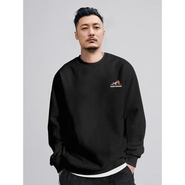 2025日系潮牌男裝簡約圓領衛衣男加絨秋冬新款男士上衣男款衣服潮