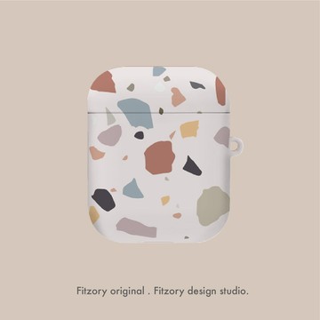 《FITZORY設計》韓國 磨石子色塊 耳機殼 蘋果Airpods4 3 pro pro2 1/2代 pro3