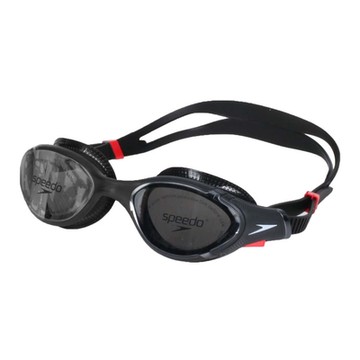 SPEEDO BIOFUSE2.0 成人鏡面運動泳鏡-蛙鏡 游泳 戲水 海邊 SD8002331A273 黑紅白