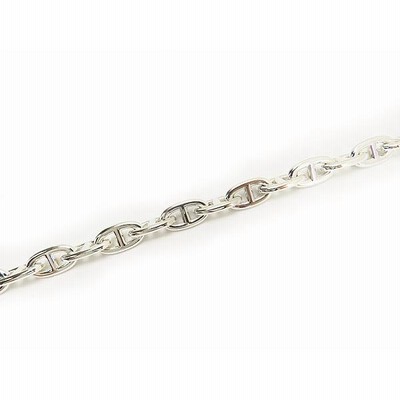 新品仕上げ エルメス HERMES シェーヌダンクル GM シルバー