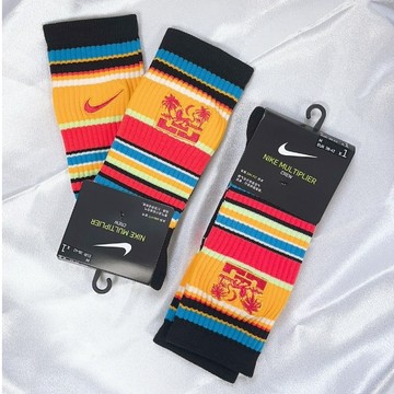【other more 特選潮流】正品 Nike LeBron Everyday 南加州刺繡 多彩 舒適 長襪(1入)