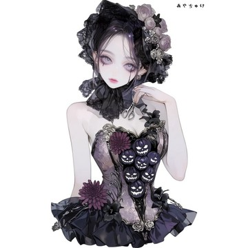 【9 月新作】07-152-0204 人物貼紙 瘋狂哥德萬聖節