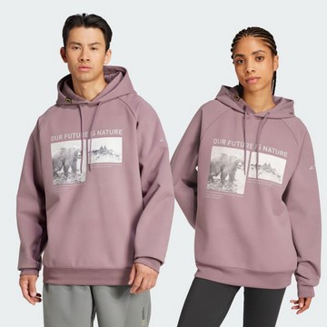 ADIDAS NG U AERORDY HD 男女 圓領套頭衫 紫