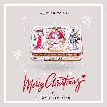 🚚快速出貨【英國糖果屋】💃舞出聖誕復古派對🕺Gillian Martin 吉莉恩馬汀聖誕長方糖果禮盒 (  英國糖迷你包4包入 )