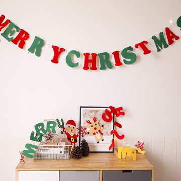 聖誕佈置旗-聖誕英文字-SCX-11050-002