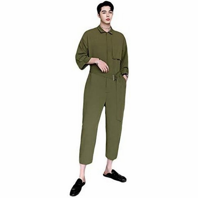 Beibang バイバン オーバーオール メンズ 半袖 七分袖 オールインワン 作業着 つなぎ おしゃれ ロングパンツ ゆっ 通販 Lineポイント最大0 5 Get Lineショッピング