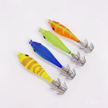 日本吹筒神器 魷魚鈎 吹筒鈎 布捲 夜光UV魷魚墨魚假餌鈎 木蝦釣魚用品夜光布捲 挫鉤 魷魚鉤 透抽鉤軟絲鉤 NYW3
