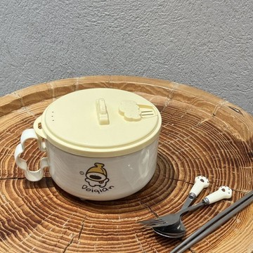 【臺灣出貨 免運】不鏽鋼泡麪碗宿舍學生帶蓋日式保溫大容量食堂打飯方便麪神器