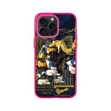 iPhone 15 Pro Max Clear 粉漾桃 - 職棒-中信兄弟 Brothers - 鋼鐵王者之象「猛瑪‧鋼鐸拉」