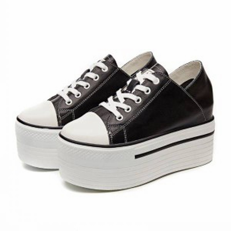 19新作欧米風 レディースヒールスニーカー 靴 通気厚底9cm牛皮スニーカー レディース厚底本皮スニーカーq0198 通販 Lineポイント最大1 0 Get Lineショッピング