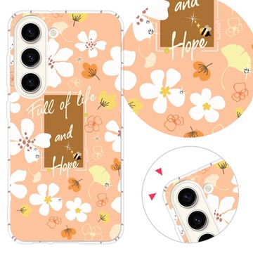 YOURS 三星 Note、S系列 彩鑽防摔手機殼-風信子 25/24/23/22/21/20/10/9/Ultra/FE/+/edge/lite