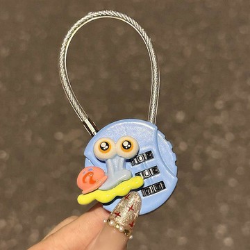 ✨桃園出貨✨電動車前置密碼鎖車筐鎖女生卡通防盜電瓶車車籃鎖可愛頭盔專用鎖