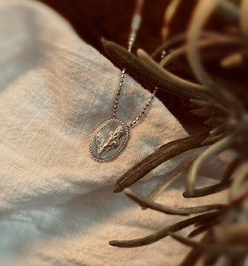 Lazy French Style系列-慵懶橢圓純銀項鍊