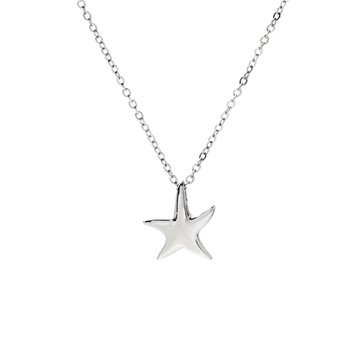 [純銀] 海星鎖骨鍊 / Starfish Necklace