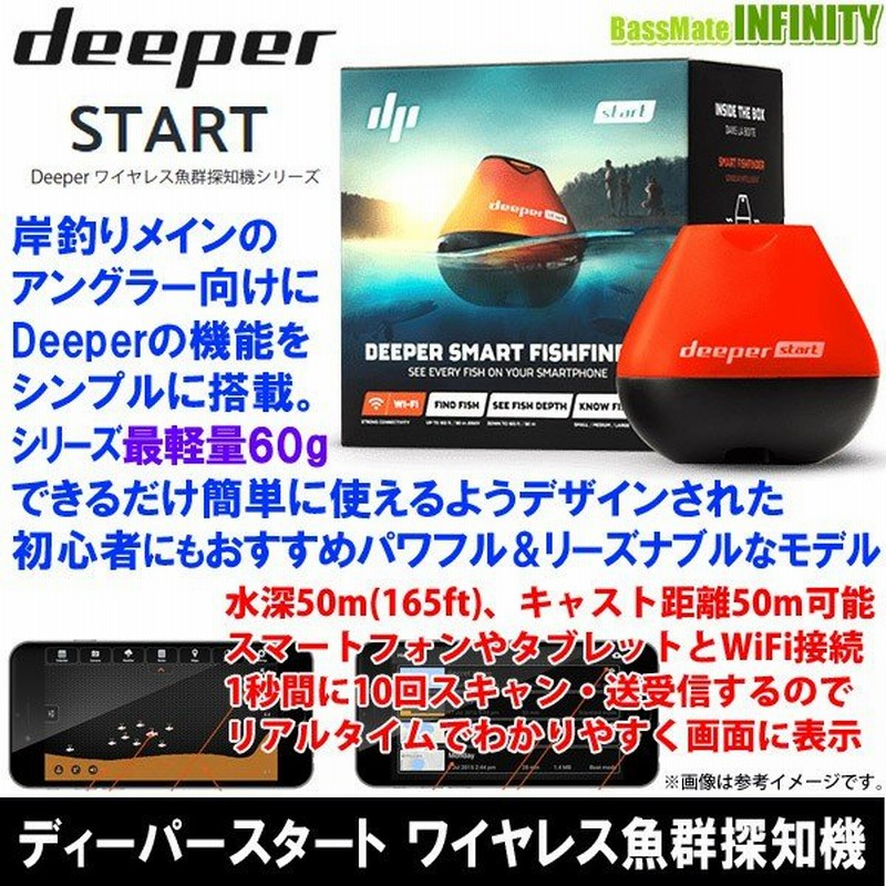 Deeper ディーパー Start スタート ワイヤレススマート魚群探知機 まとめ送料割 通販 Lineポイント最大0 5 Get Line ショッピング