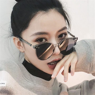 現貨-爆款韓國太陽眼鏡男女復古圓框墨鏡時尚潮流網紅太陽眼鏡346