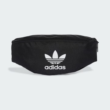 Adidas 愛迪達 Ac Waistbag IW0939 腰包 斜挎包 側背包 戶外 運動 休閒 黑 白