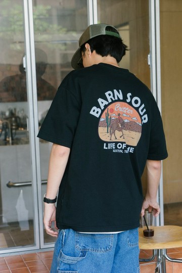 T-SHIRT 重磅夏日趣味印花短袖 T 恤 美式復古寬鬆透氣 Cityboy