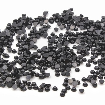 🔥臺灣熱賣好物🔥diy手工髮夾材料黑色平底眼睛娃娃眼睛動物眼睛公仔頭飾眼睛裝飾 FSZL