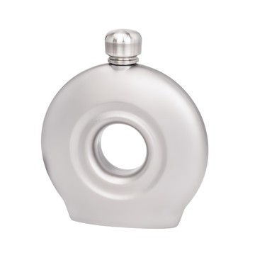 TEMPEST 純鈦酒壺 環形款 附收納網袋 + 漏斗 180ml  13 x 11.3cm  1個