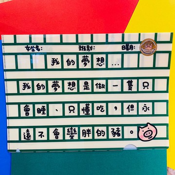 File - 我的夢想 膠文件夾