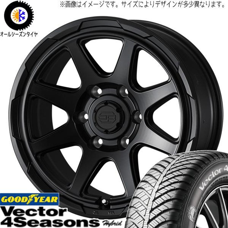 205/70R15 オールシーズンタイヤホイールセット ジムニーシエラ JB74 (GOODYEAR Vector & STADBERGE 5穴  139.7) | LINEブランドカタログ