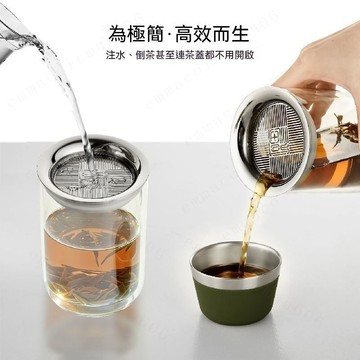 雙層隨手泡 400/200ml 雙層玻璃 杯 泡茶杯 泡茶壺 玻璃茶壺 玻璃泡茶壺 茶葉濾網 茶海 沖茶器 公道杯