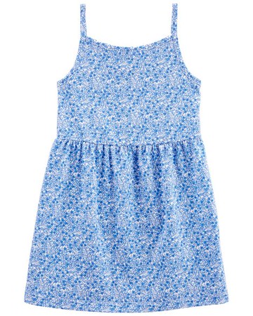 Toddler Floral Jersey Tank Dress