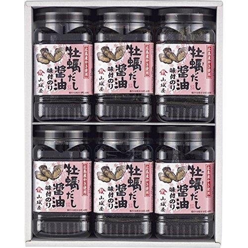 山城屋 牡蠣だし醤油味付海苔 【かき醤油仕上げ 味付けのり かきだし醤油味付けのり おべんとう お弁当 おにぎり おむすび 味付のり 美味しい おいし