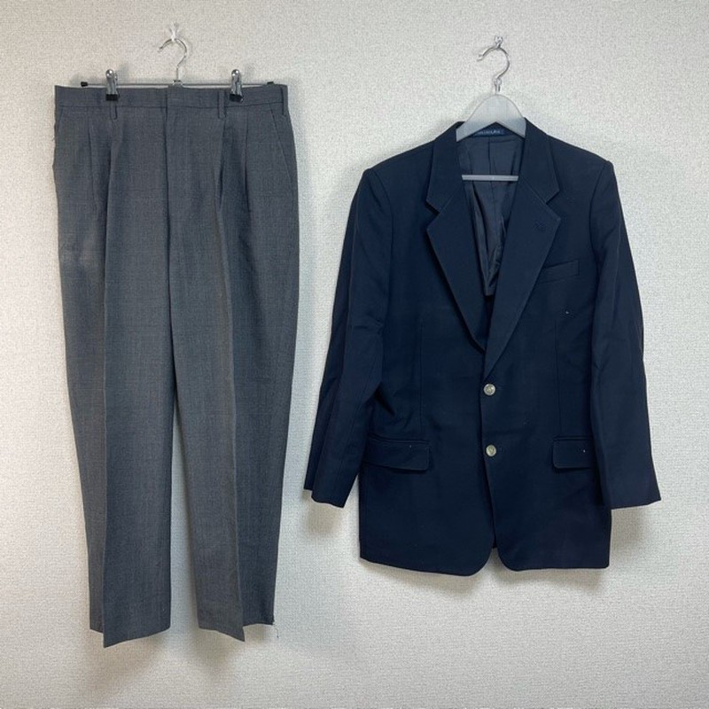 川口東高校 男子制服 ブレザー、春と冬ズボン