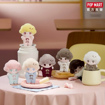 【POP MART 泡泡瑪特】DIMOO 心動特調系列-軟臉毛絨鑰匙扣盲盒(1入)