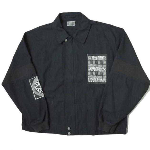 新品 C.E シーイー 22AW OVERDYE KL PATCH JACKET オーバーダイパッチジャケット CES22JK18 XL BLACK CAV  EMPT ジップアップ mc68484 | LINEブランドカタログ