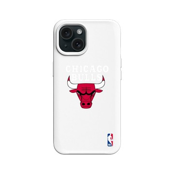 iPhone 15 SolidX 白 - NBA - Logo-芝加哥公牛 Chicago Bulls - Light