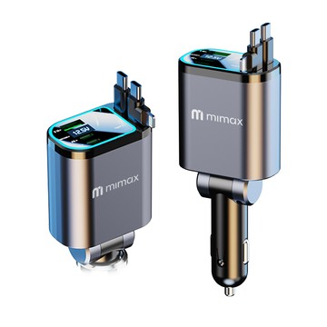 米覓mimax 四合一伸縮式車用充電器