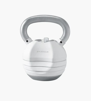 13.6 kg(30LB) 5段重量 可調式壺鈴(白)